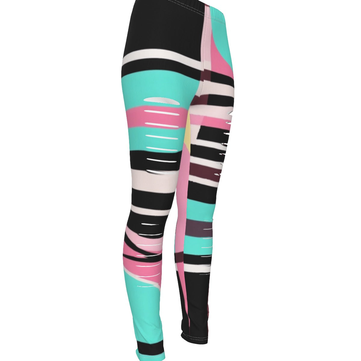 MUNSIEUR All-Over Print Women's Ripped Leggings