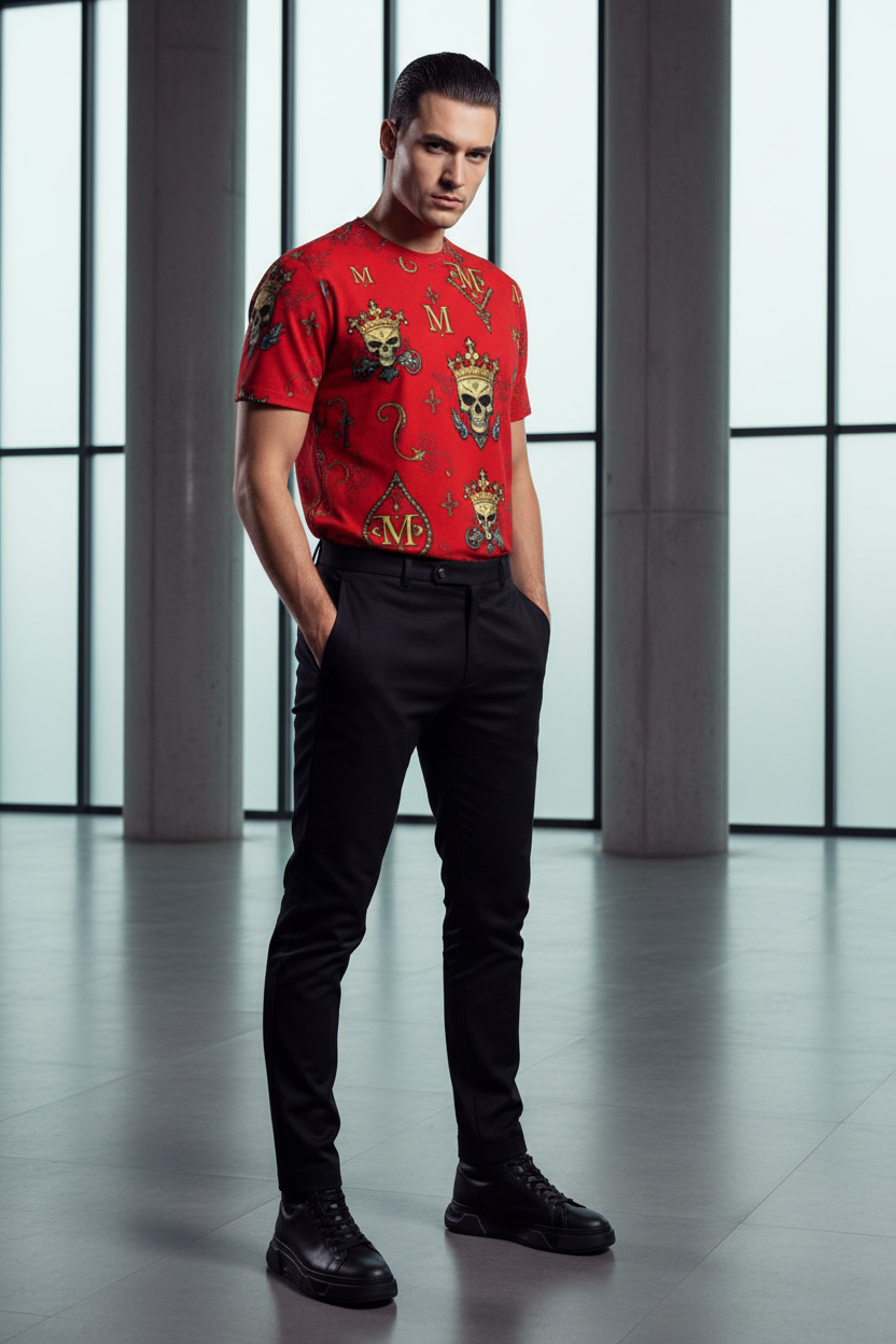 MUNSIEUR All-Over Print Men's Tee