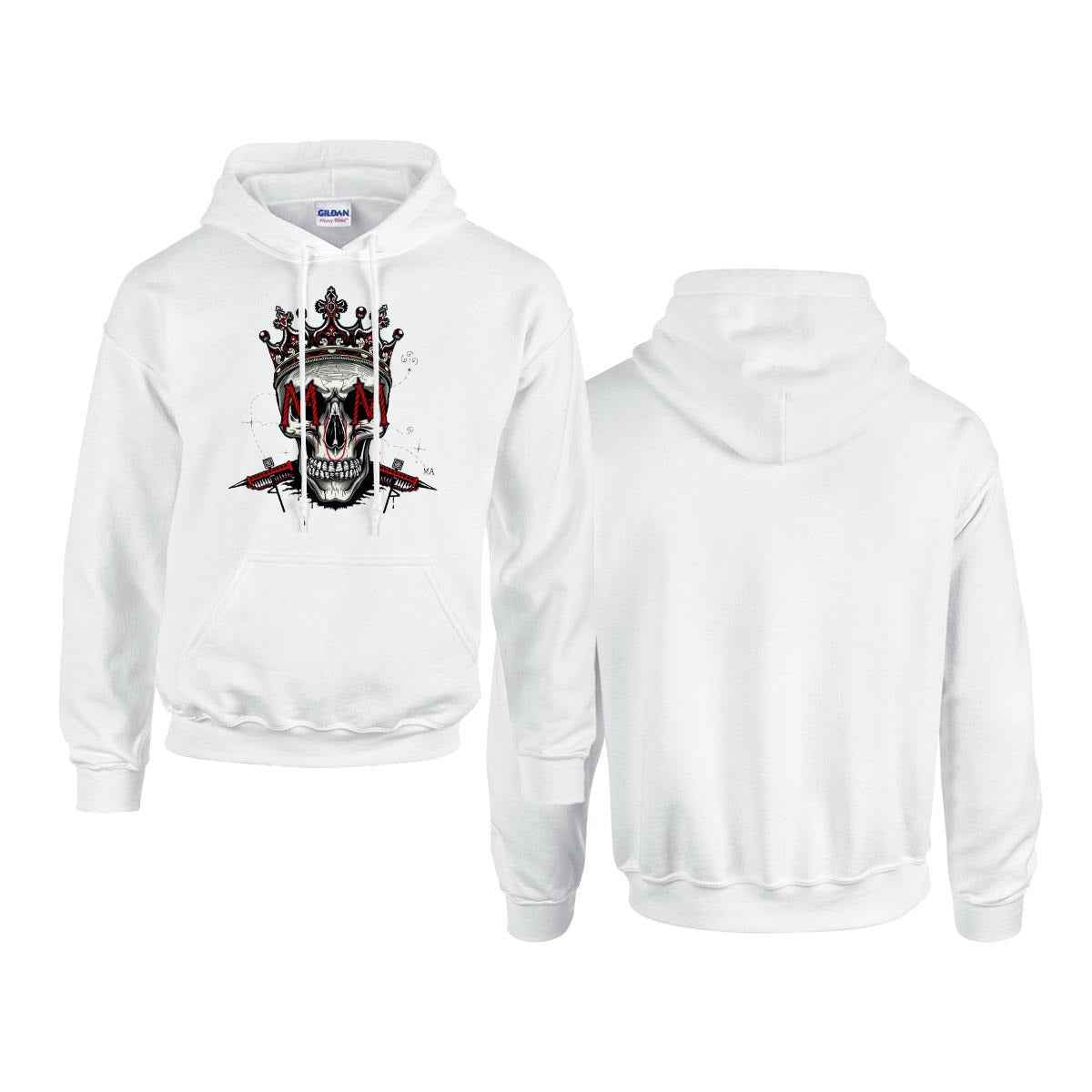 MUNSIEUR Men's Hoodie Gildan 18500 Double DTF