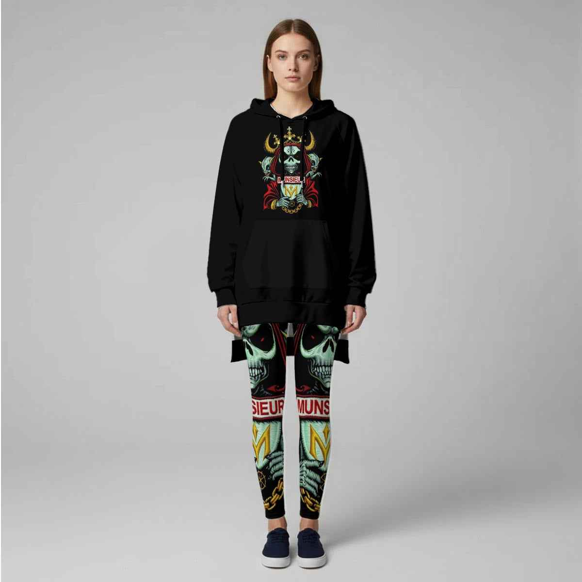 All-Over Print Women's Stretch Hoodie Set