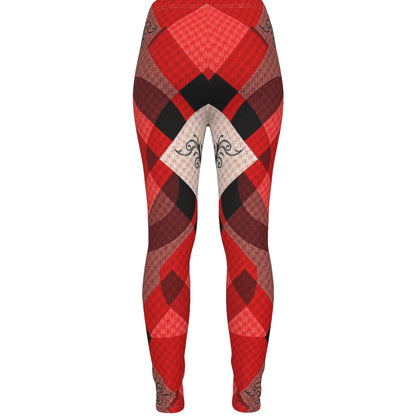 MUNSIEUR All-Over Print Women's Ripped Leggings