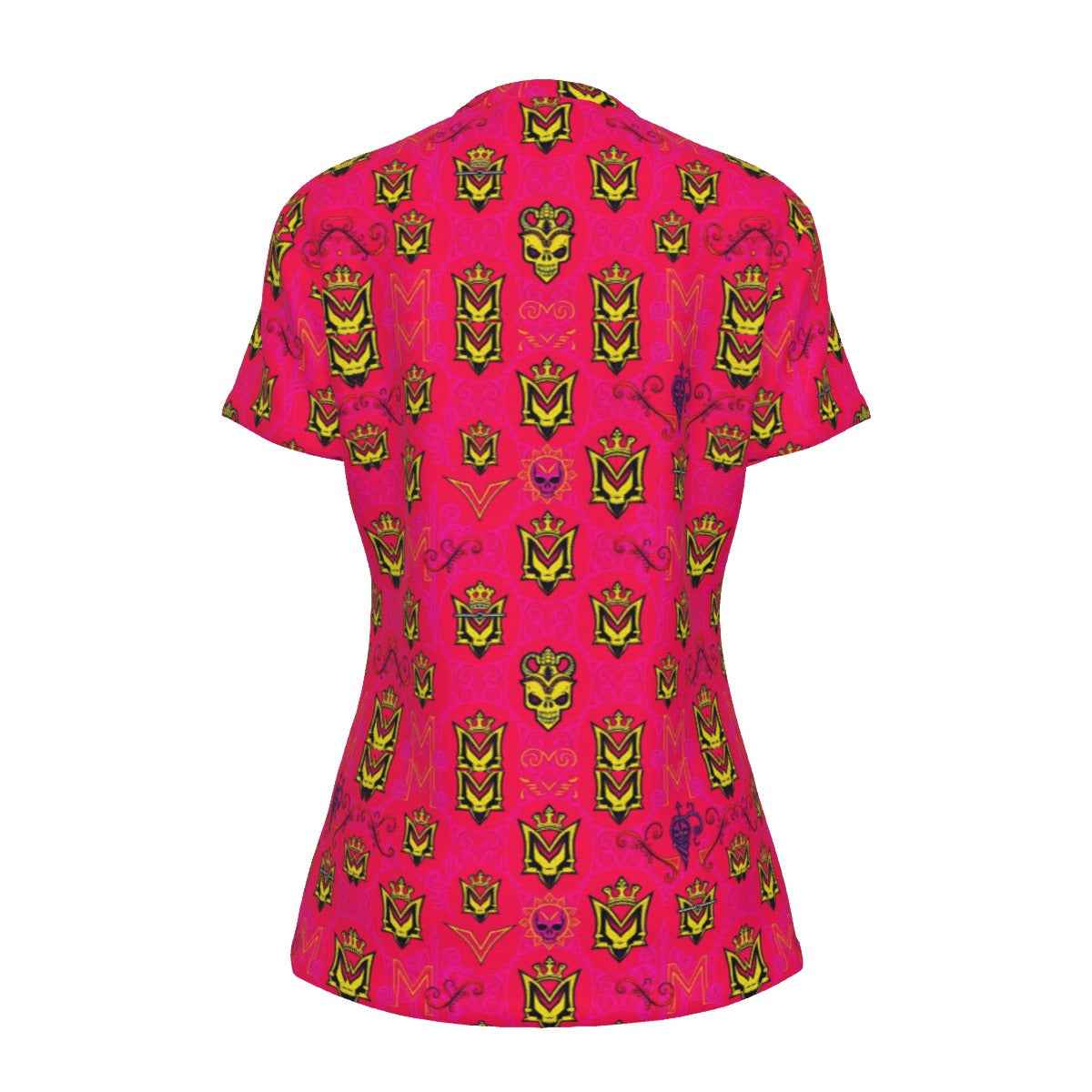 MUNSIEUR All-Over Print Women's Round Neck T-Shirt New Arrivals