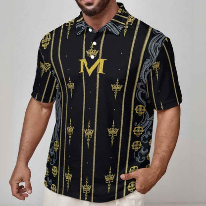 All-Over Print Men's Polo Shirt