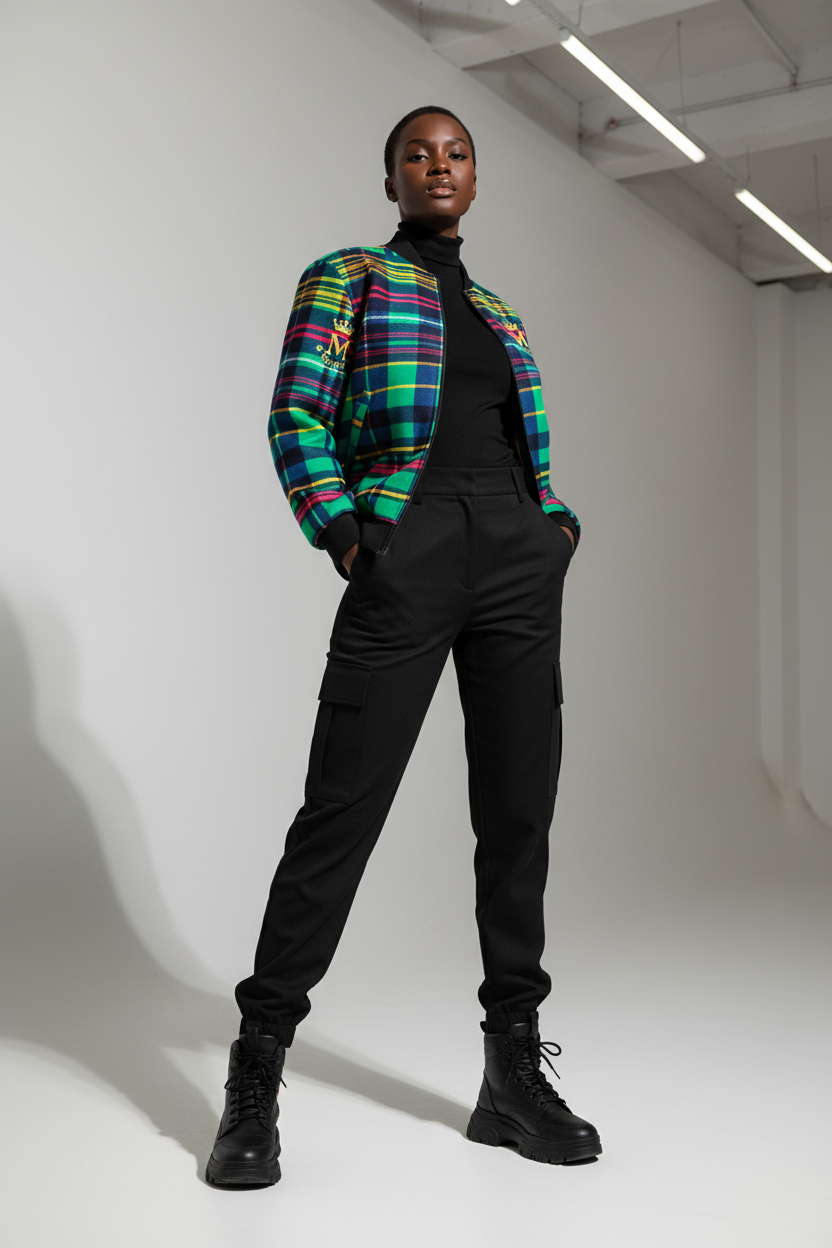 MUNSIEUR All-Over Print Women's Jacket New Arrivals