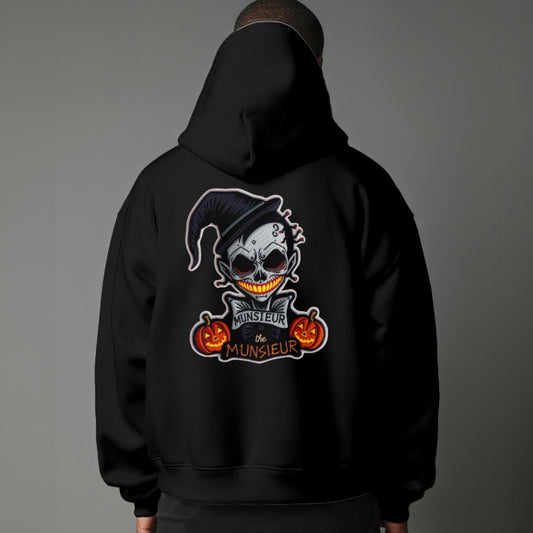 Unisex Halloween Pullover Hoodie Sweater with Micro-Fleece Lining