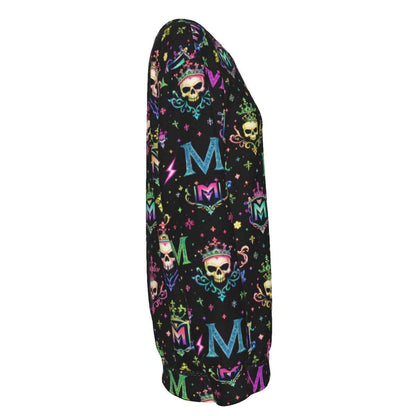 All-Over Print Women's Off-Shoulder Sweatshirt
