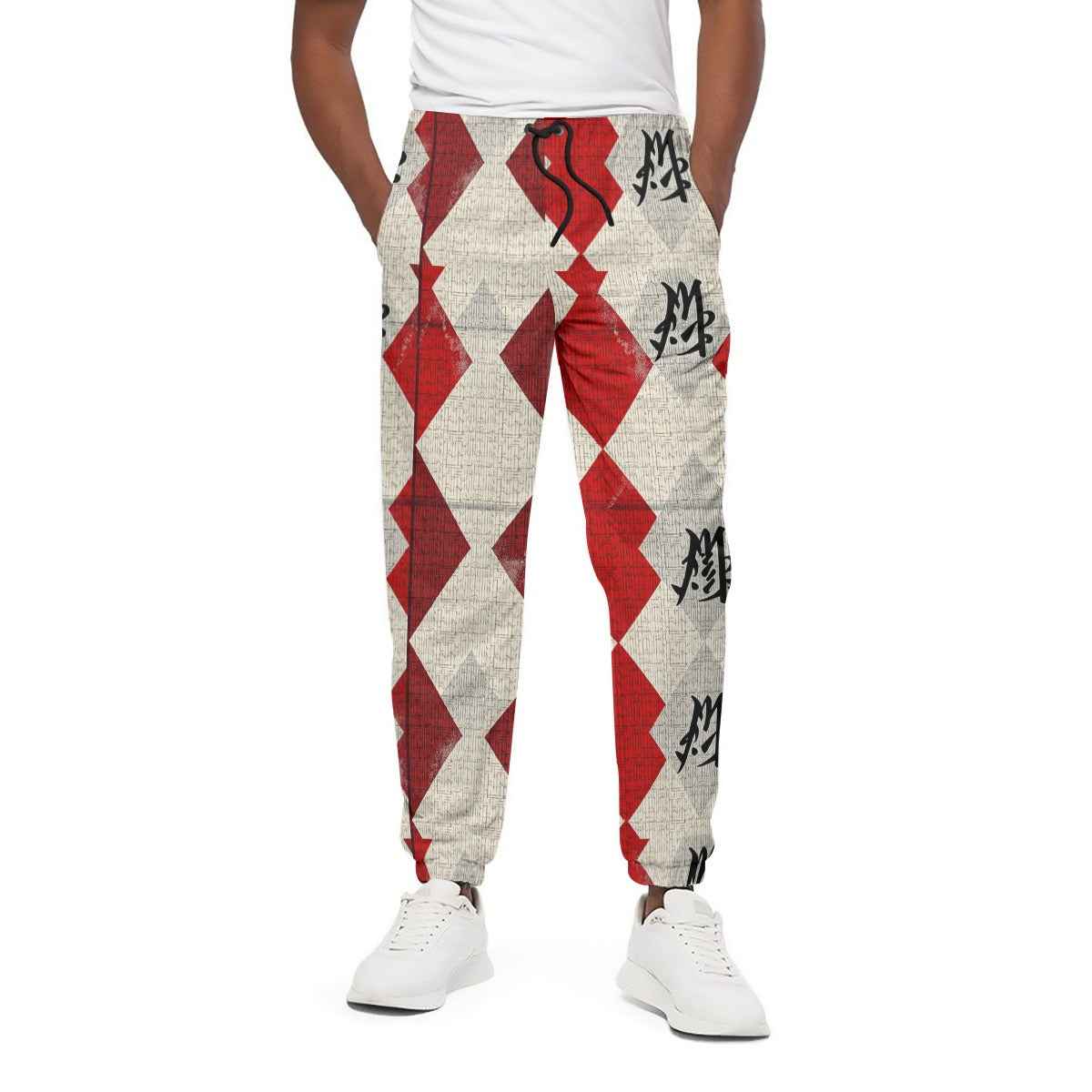 MUNSIEUR All-Over Print Joggers Heavy Cotton