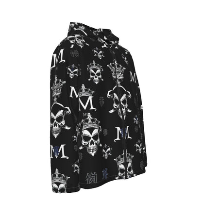 All-Over Print Men's Windbreaker Coat w Zipper