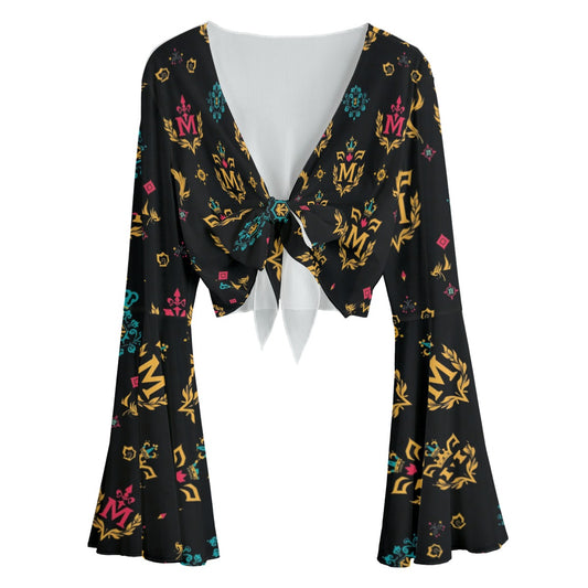 All-Over Print Women's Blouse Munsieur Signature Design