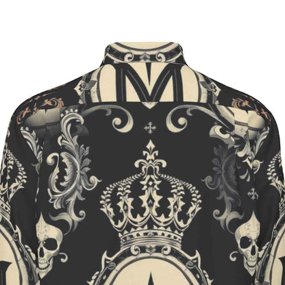 All-Over Print Men's Long Sleeve Shirt | 115GSM Cotton poplin