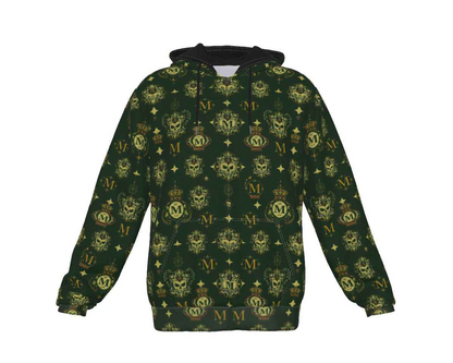 Men's Zip Up Hoodie - All-Over Print with Pocket