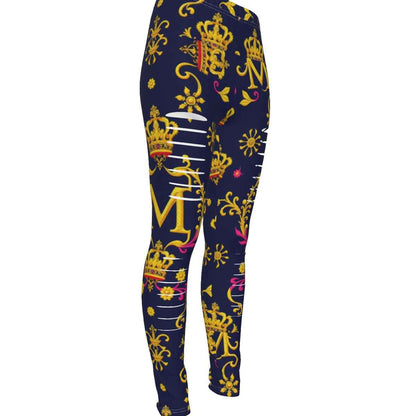 All-Over Print Women's Ripped Leggings
