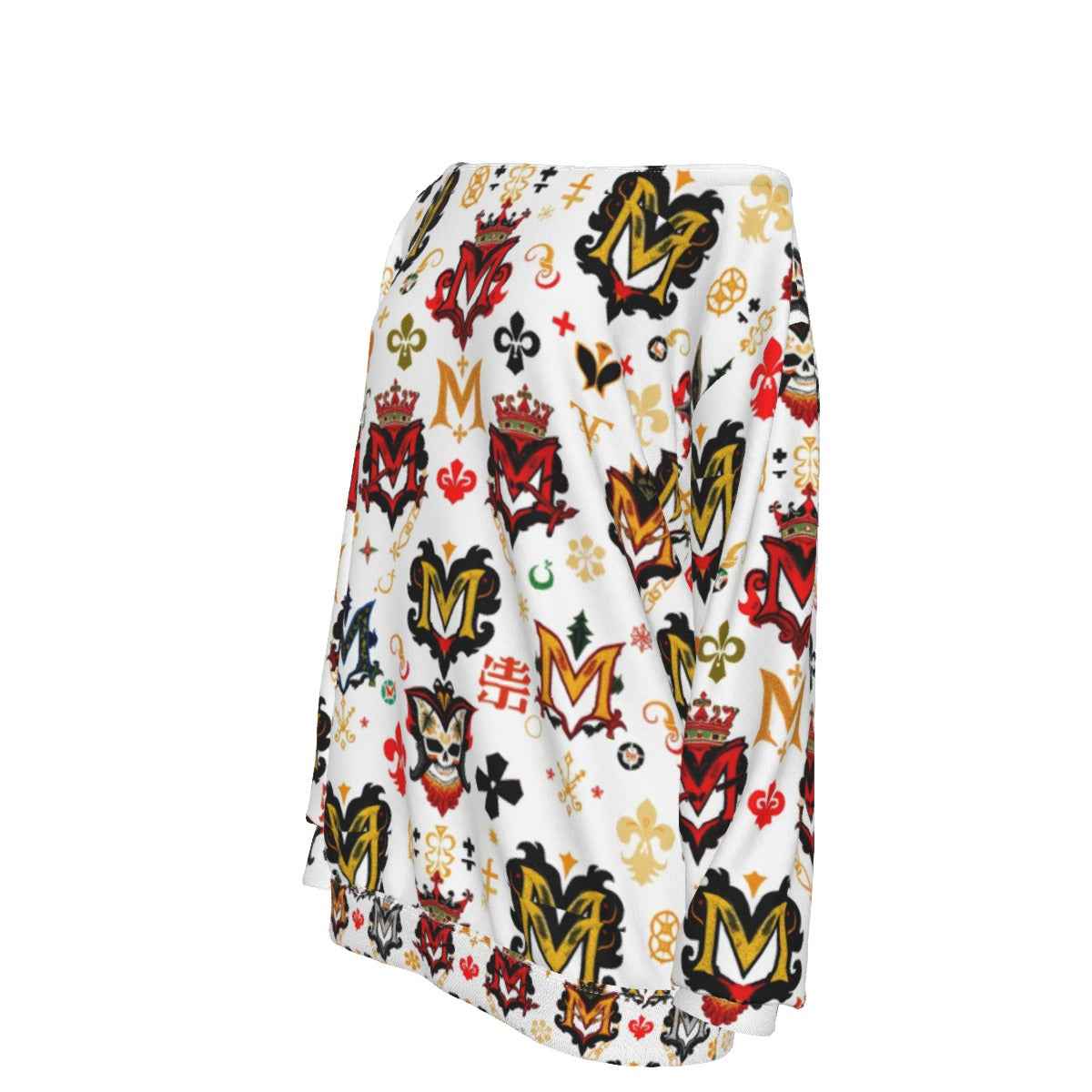 All-Over Print Women's Off-Shoulder Sweatshirt