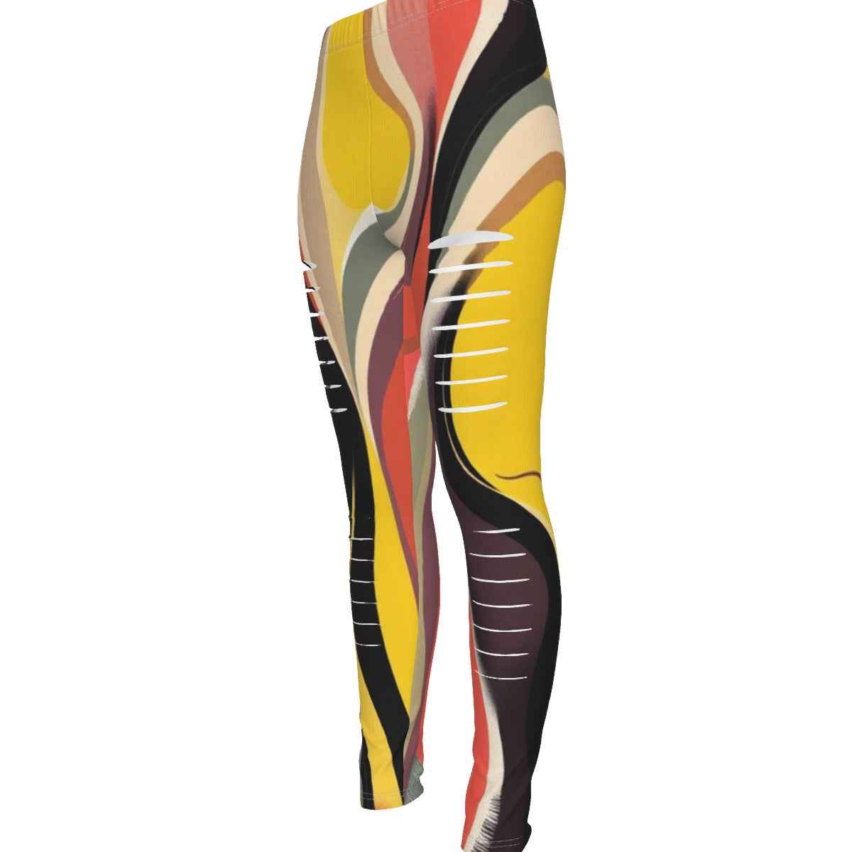 All-Over Print Women's Ripped Leggings