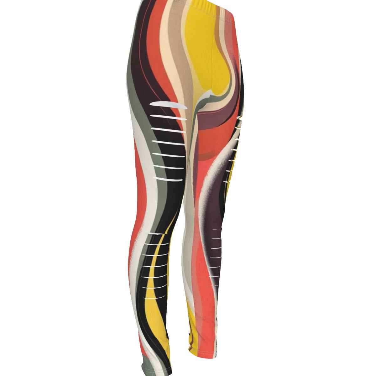 All-Over Print Women's Ripped Leggings