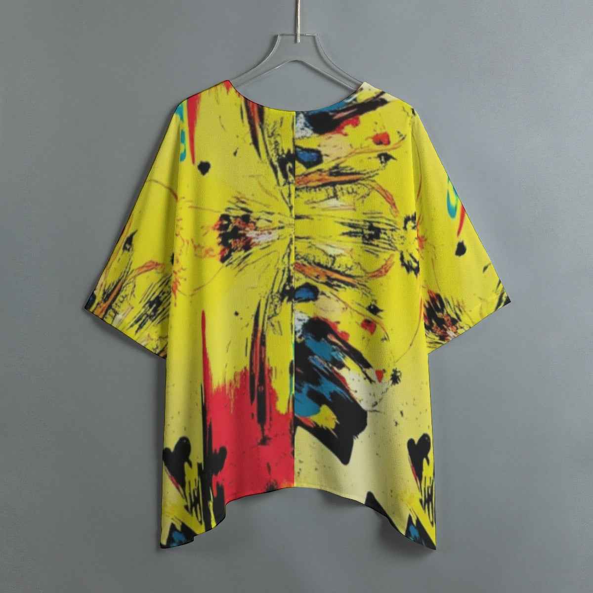 All-Over Print Women's Bat Sleeve Shirt