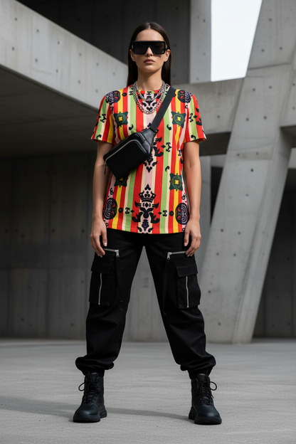 MUNSIEUR Women's T-shirt "Dark Official"