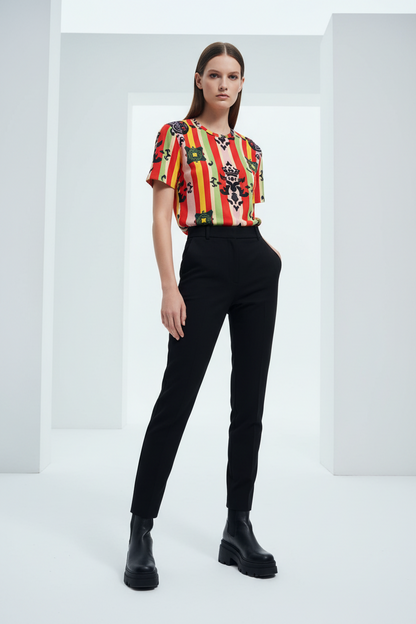 MUNSIEUR Women's T-shirt "Dark Official"