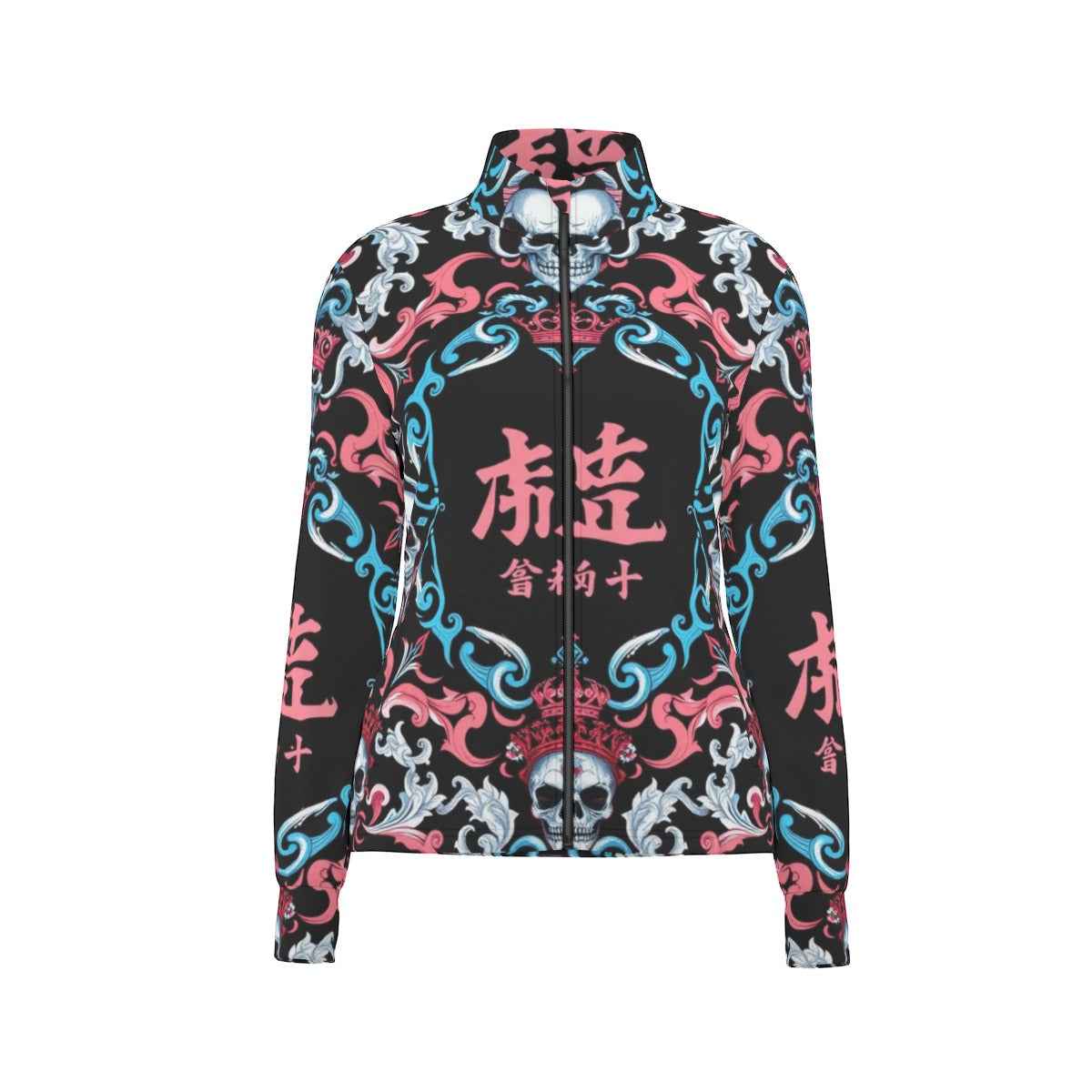 All-Over Print Women's Long Sleeve Thumbhole Jacket|230GSM
