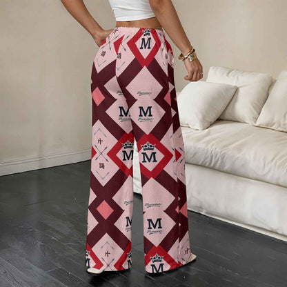 All-Over Print Women’s Straight-Leg Casual Pants