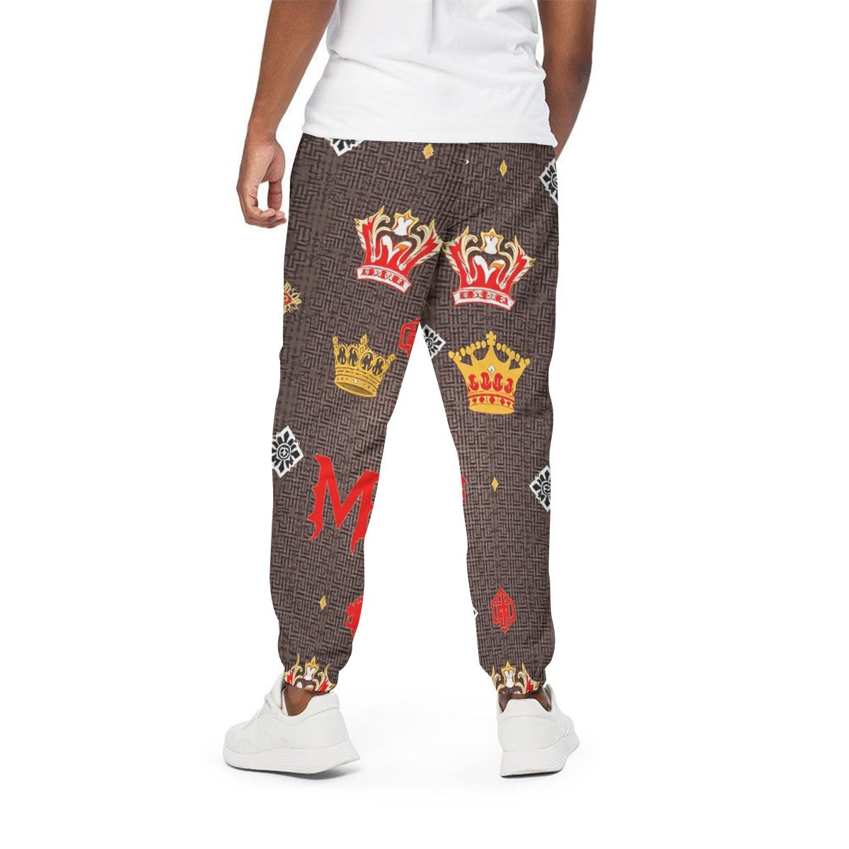 Munsieur All-Over Print Jogger Heavy Cotton Warm Slim-fit