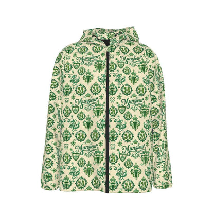All-Over Print Men's Hooded Zipper Windproof Jacket