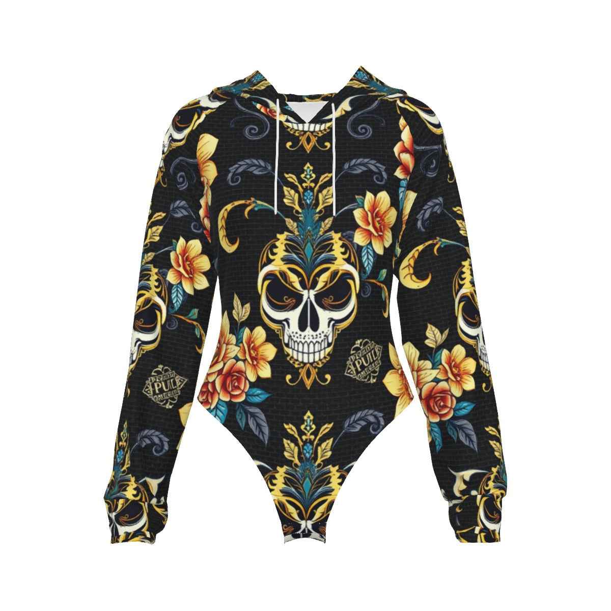 All-Over Print Women's Raglan Sleeve with Lining Bodysuit