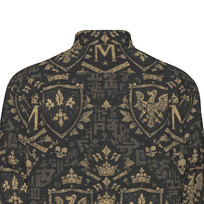 All-Over Print Men's Long Sleeve Shirt | 115GSM Cotton poplin