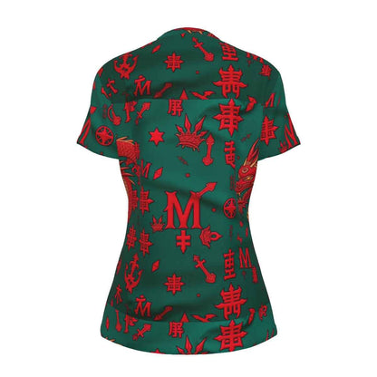 All-Over Print Women's Round Neck T-Shirt | 190GSM Cotton