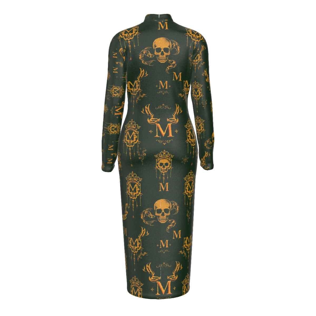 MUNSIEUR All-Over Print Women's Hip Dress New Arrivals