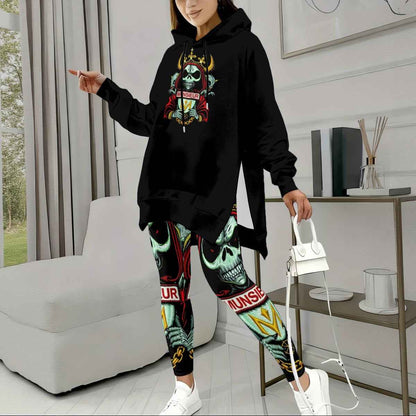 All-Over Print Women's Stretch Hoodie Set