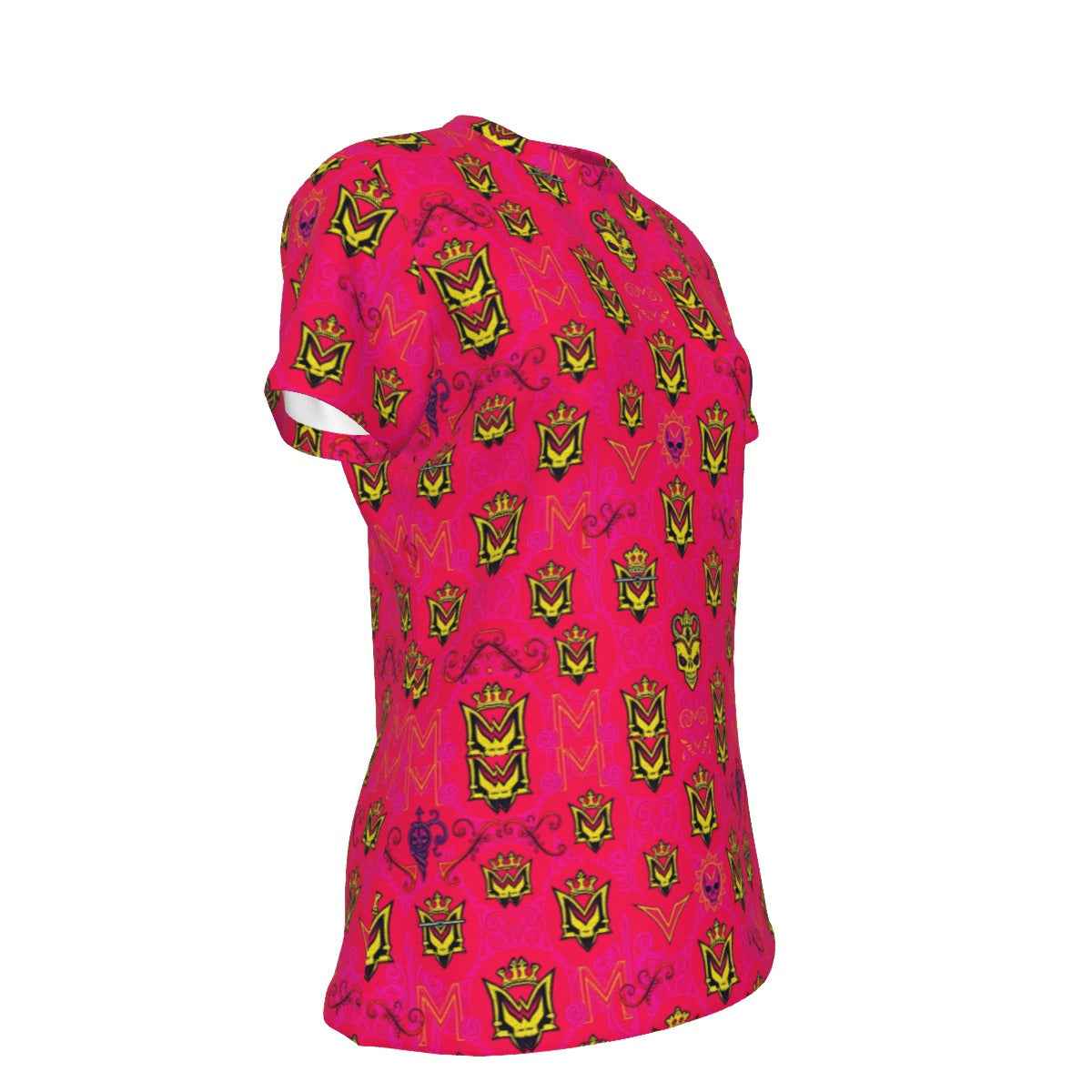 MUNSIEUR All-Over Print Women's Round Neck T-Shirt New Arrivals