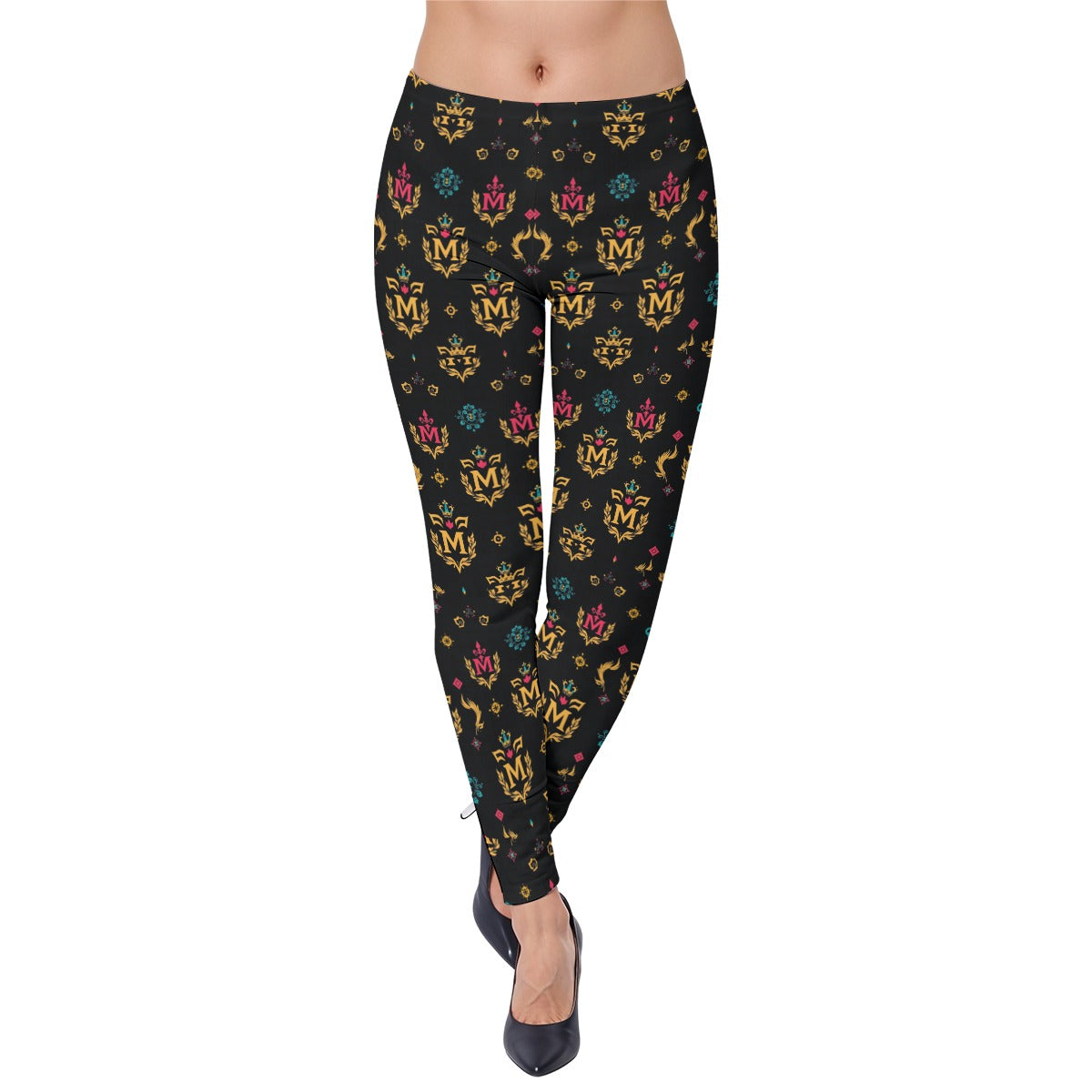 Munsieur All-Over Print Women's High-Stretch Cotton Leggings