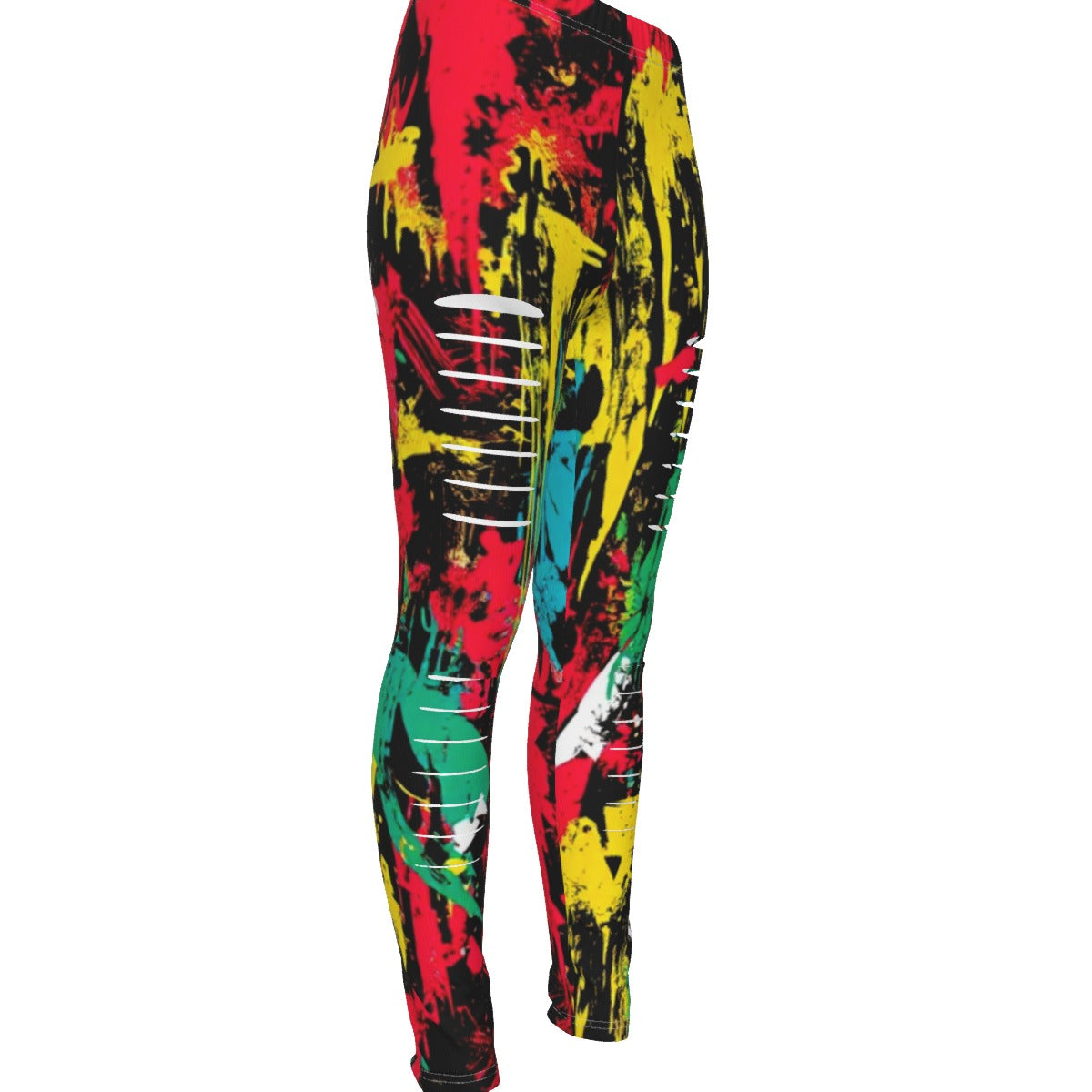 MUNSIEUR New Arrivals All-Over Print Women's Ripped Leggings