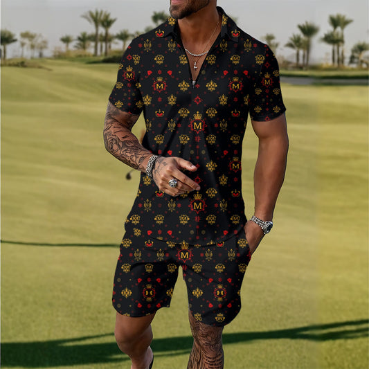 **Sale** Munsieur All-Over Print Men's Shorts Set