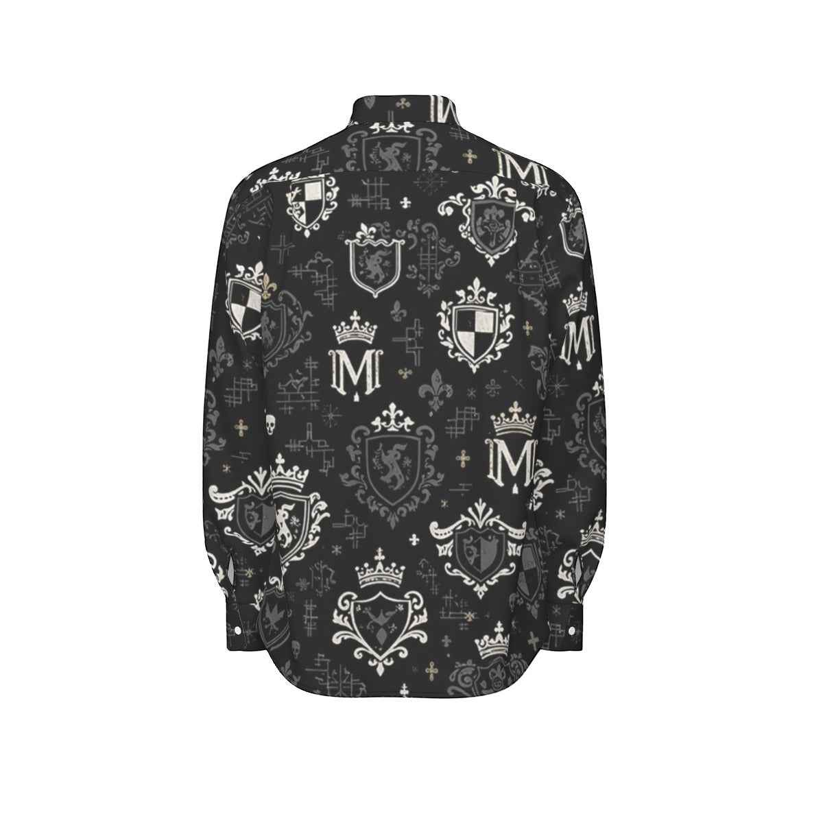All-Over Print Men's Long Sleeve Shirt | 115GSM Cotton poplin