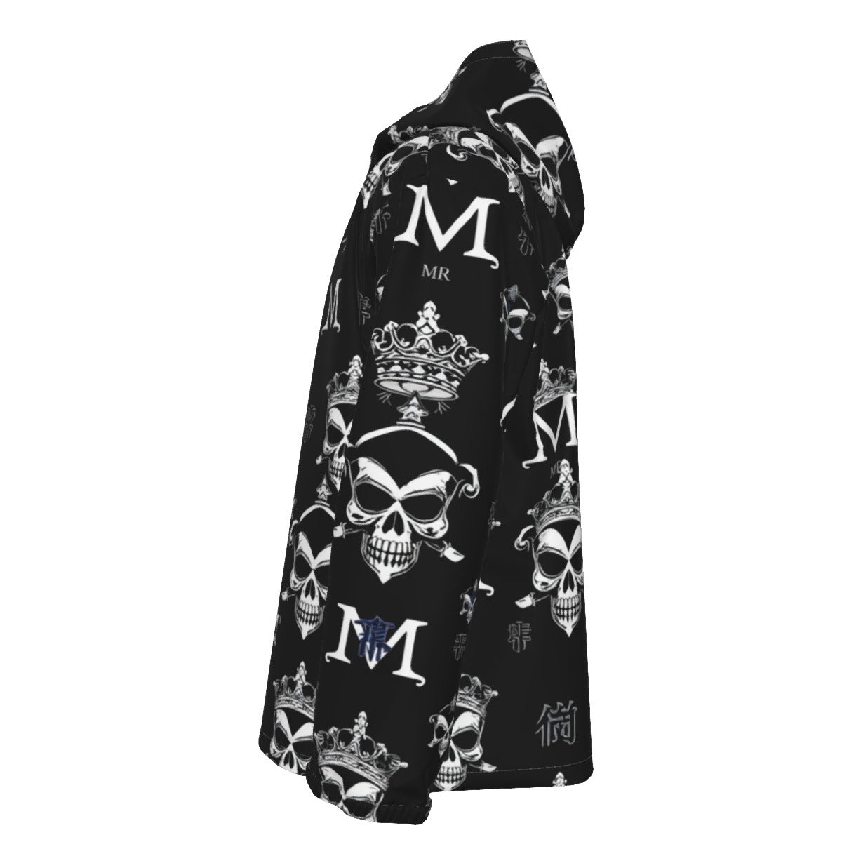All-Over Print Men's Windbreaker Coat w Zipper
