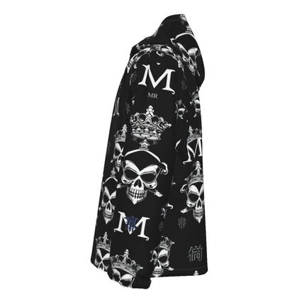 All-Over Print Men's Windbreaker Coat w Zipper