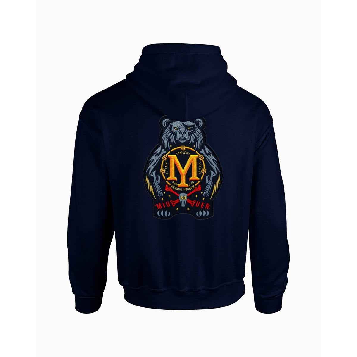 MUNSIEUR Men's Hoodie Gildan 18500  Double DTF