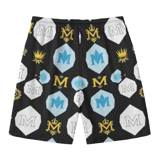 All-Over Print Men‘s Beach Shorts With Lining