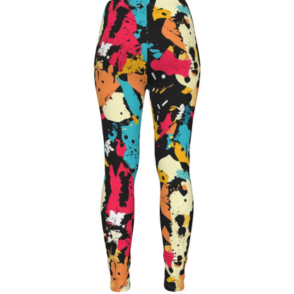 MUNSIEUR All-Over Print Women's Ripped Leggings
