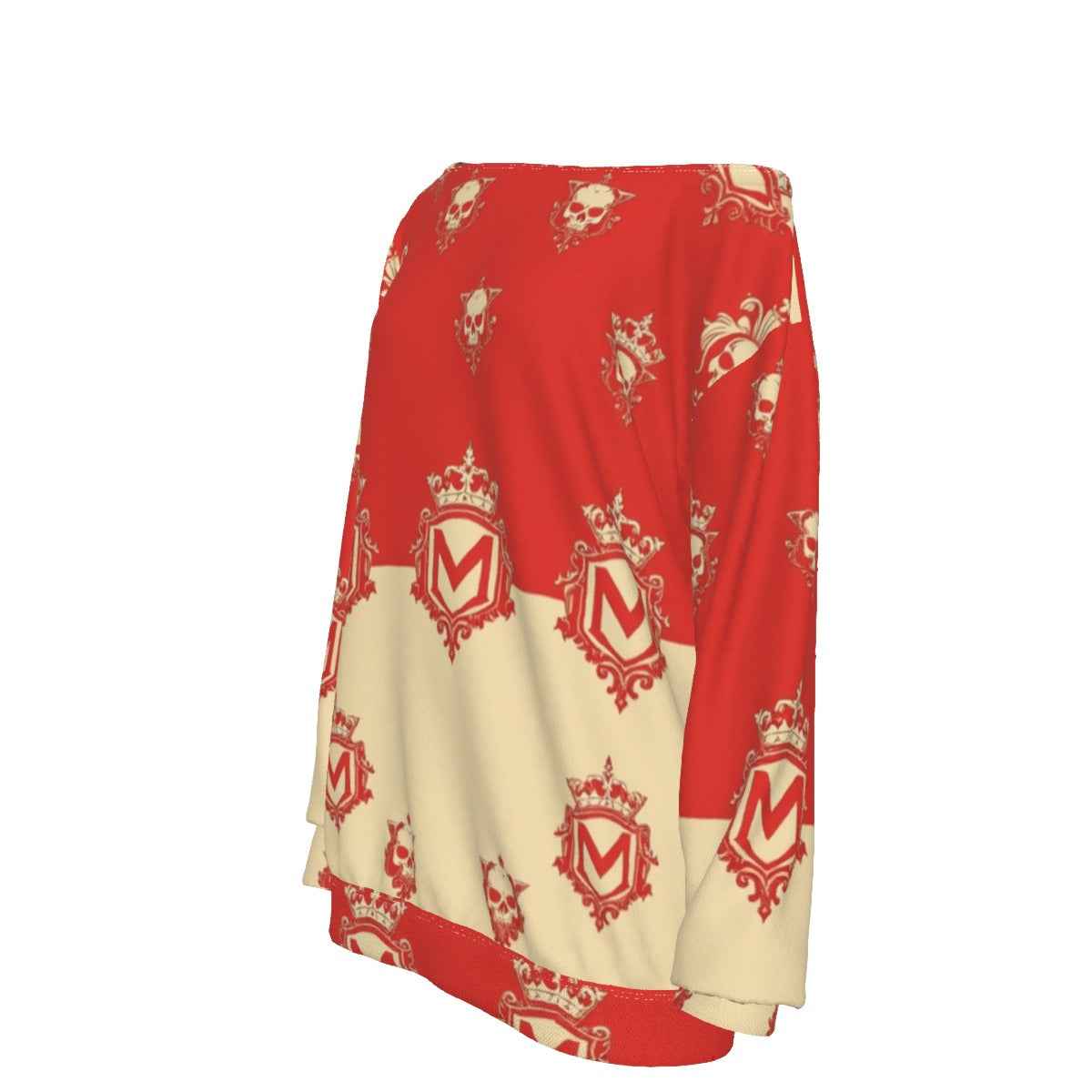 All-Over Print Women's Off-Shoulder Sweatshirt