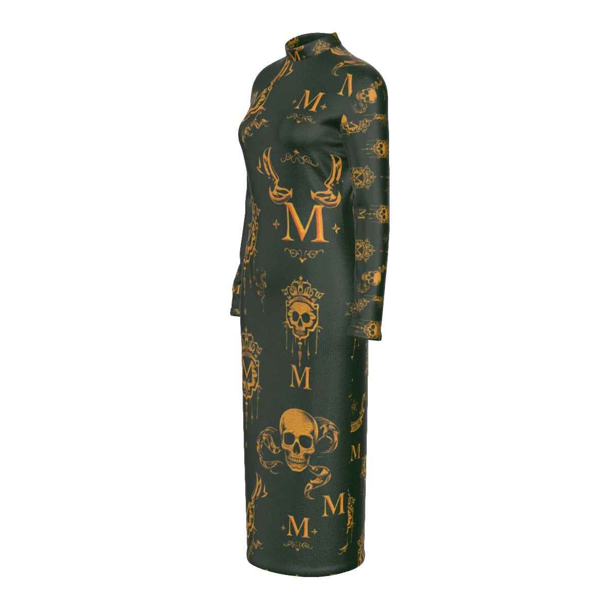 MUNSIEUR All-Over Print Women's Hip Dress New Arrivals