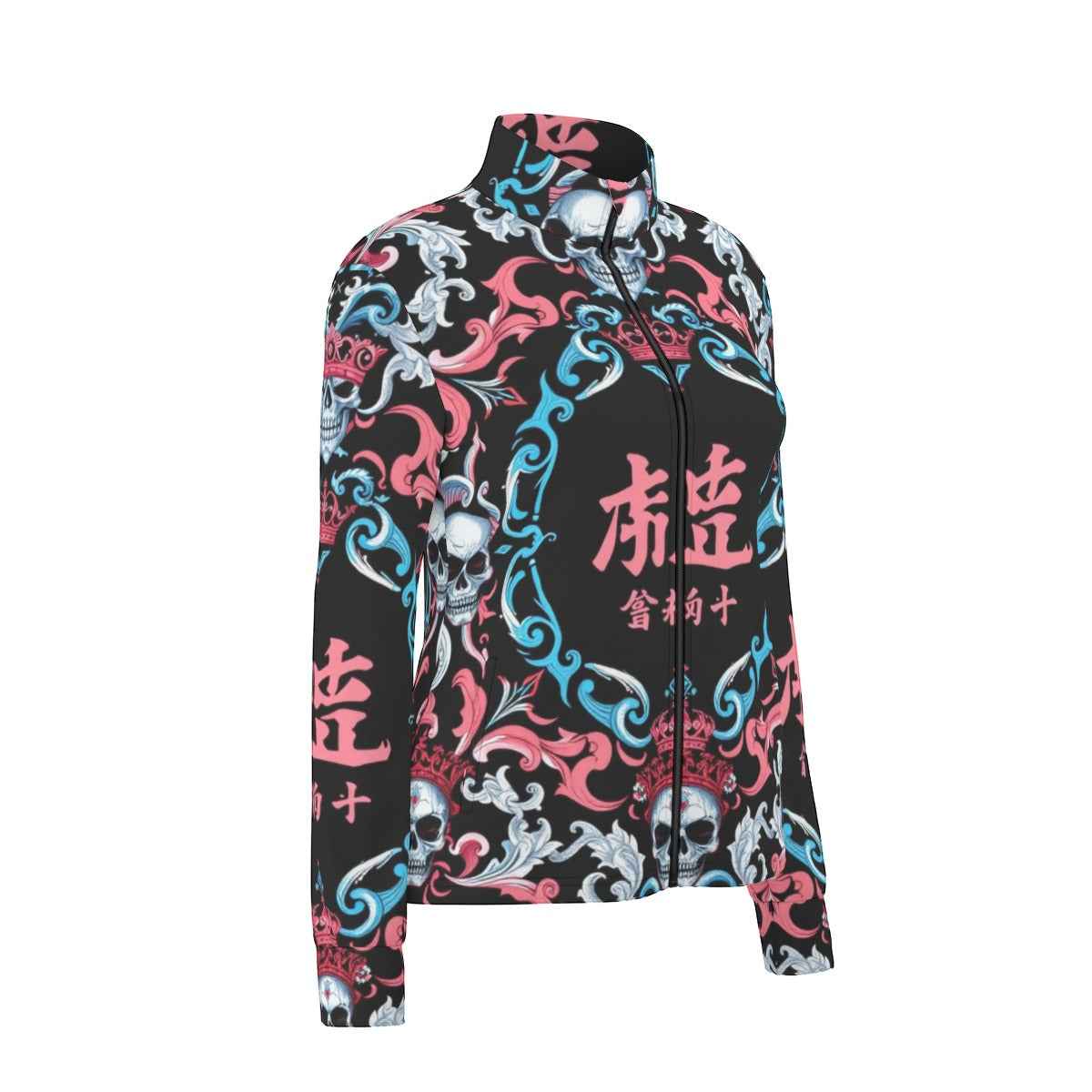 All-Over Print Women's Long Sleeve Thumbhole Jacket|230GSM