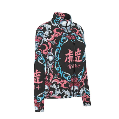 All-Over Print Women's Long Sleeve Thumbhole Jacket|230GSM