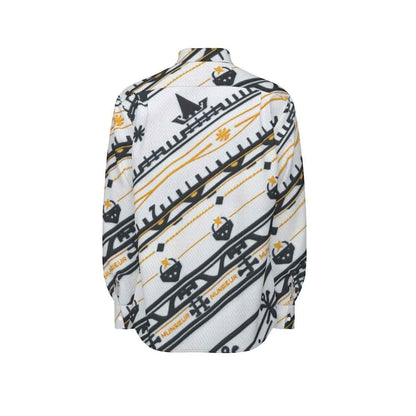 All-Over Print Men's Long Sleeve Shirt | 115GSM Cotton poplin