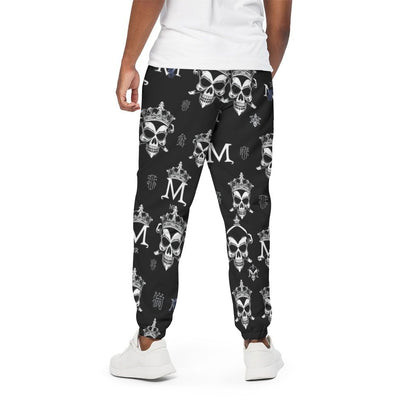 Black 310GSM All-Over Print Joggers for Men | MUNSIEUR