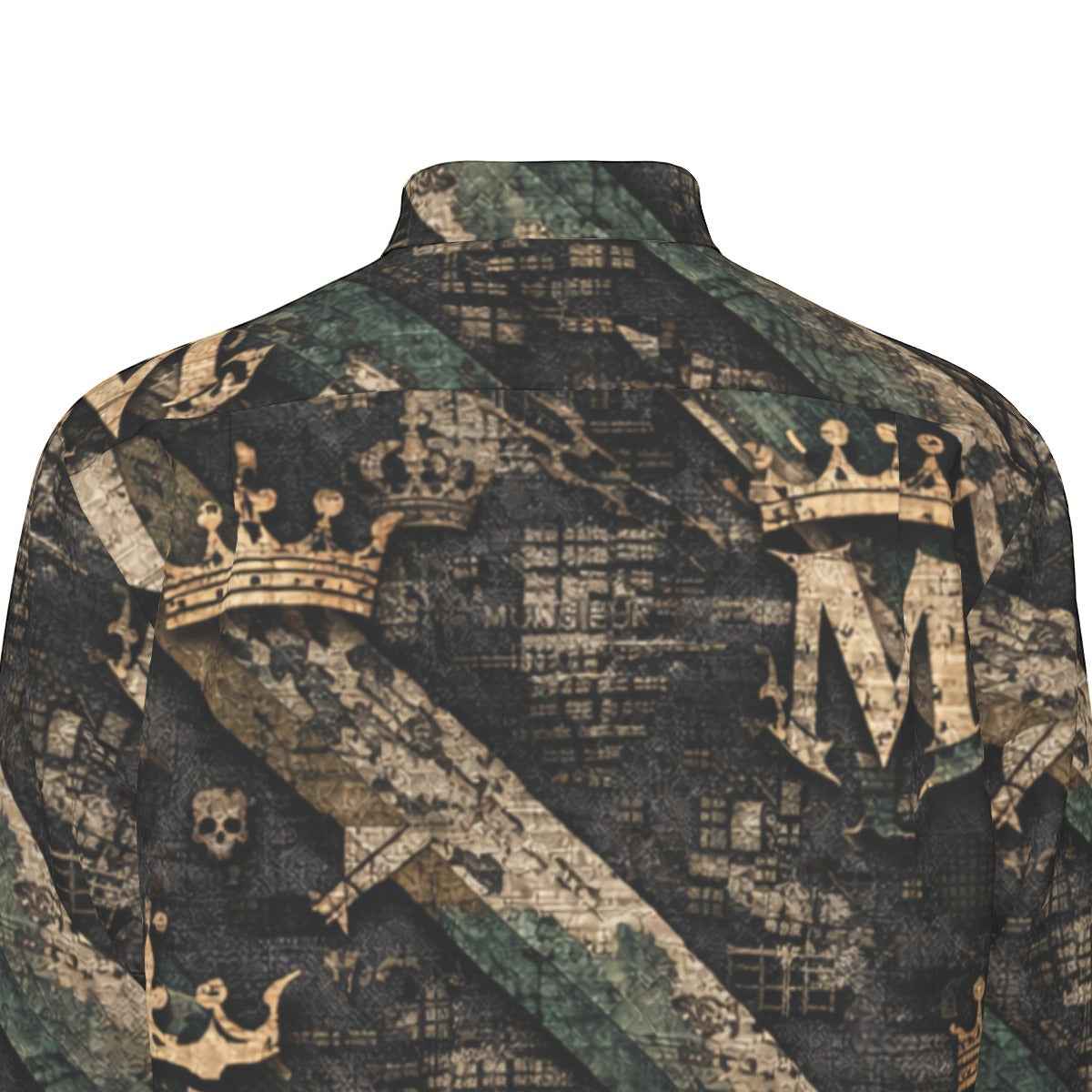 All-Over Print Men's Long Sleeve Shirt | 115GSM Cotton poplin