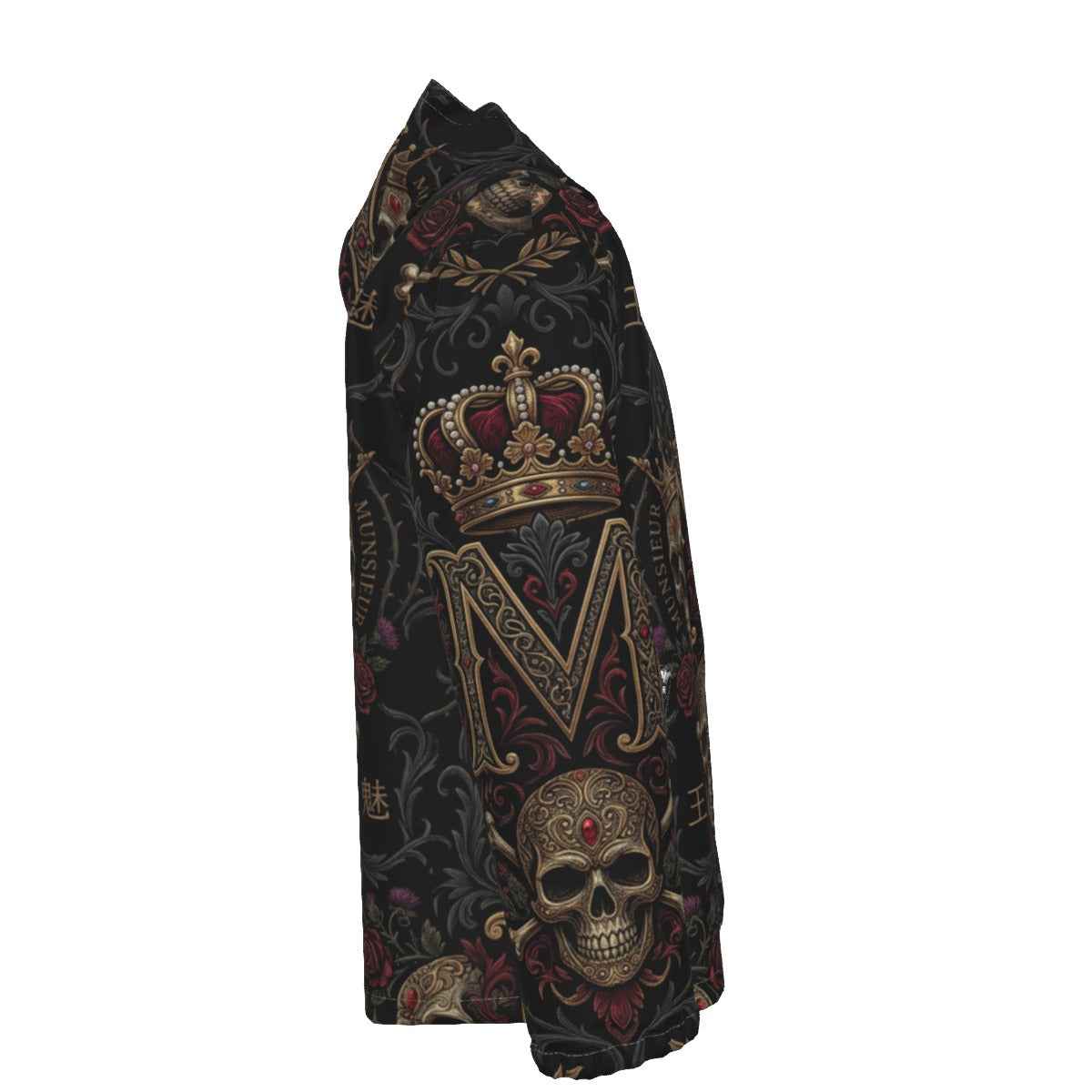 All-Over Print Men's Windbreaker Zipper MUNSIEUR Coat