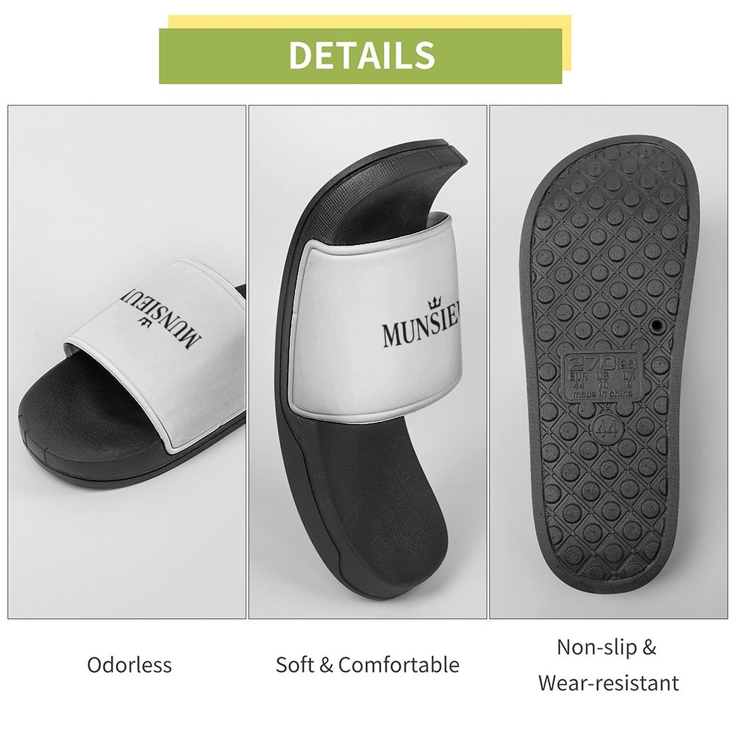 Munsieur Brand Personalized Casual Slippers